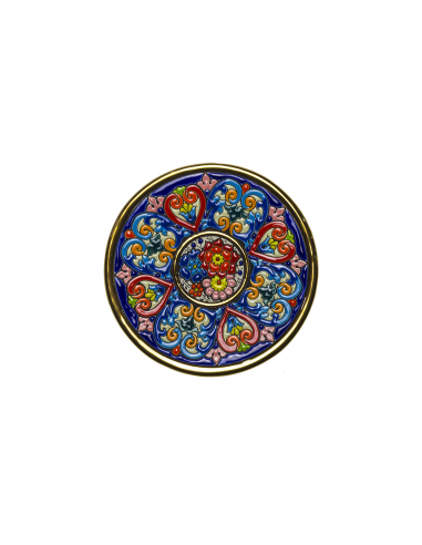 Plato cerámica española decorativa andaluza 17 cms. 01170600