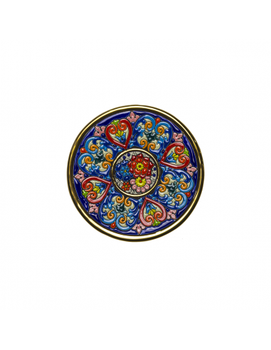 Spanish Ceramics. Plate 17 cms Andalusian artistic ceramics. 01170600