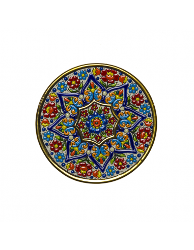 Spanish Ceramics. Plate 21 cms Andalusian artistic ceramics. 01210100