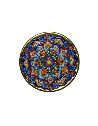 Spanish Ceramics. Plate 21 cms Andalusian artistic ceramics. 01210400