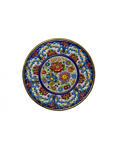 Plato cerámica española decorativa andaluza 21cms. 01210700