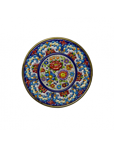 Spanish Ceramics. Plate 21 cms Andalusian artistic ceramics. 01210700