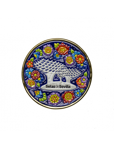 Spanish Ceramics. Plate 21 cms Andalusian artistic ceramics. 01216300