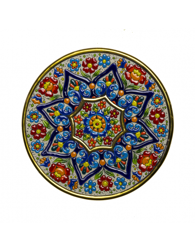 Plato cerámica española decorativa andaluza 28cms. 01280100