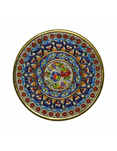 Plato cerámica española decorativa andaluza 28cms. 01280200