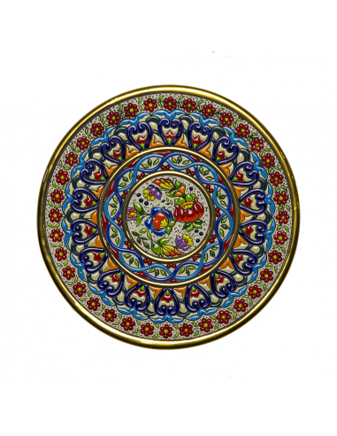 Spanish Ceramics. Plate 28 cms Andalusian artistic ceramics 01280200