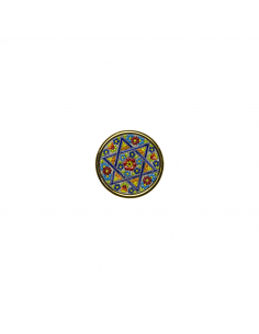 Plato cerámica española decorativa andaluza 9 cms....