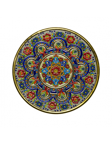 Spanish Ceramics. Plate 28 cms Andalusian artistic ceramics 01280300