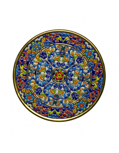 Plato cerámica española decorativa andaluza 28cms. 01280700