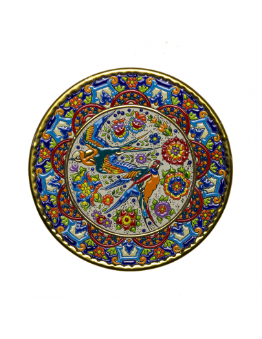 Spanish Ceramics. Plate 28 cms Andalusian artistic ceramics 01280800