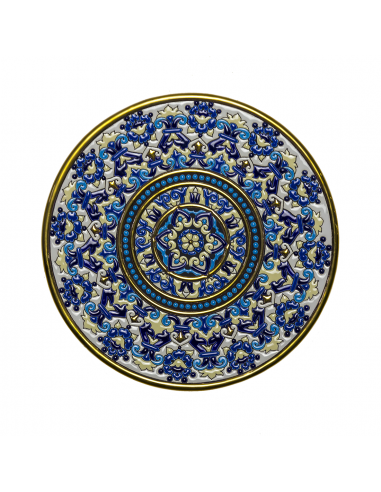 Spanish Ceramics. Plate 28 cms Andalusian artistic ceramics 01282100