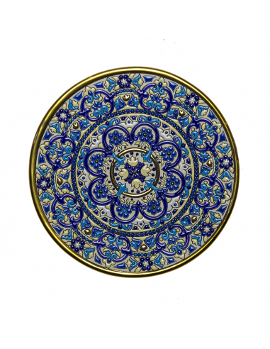 Spanish Ceramics. Plate 28 cms Andalusian artistic ceramics 01282200