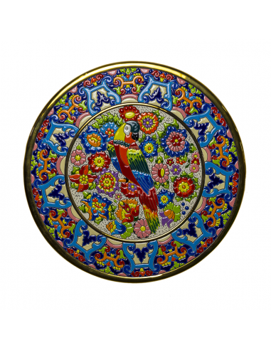 Spanish Ceramics. Plate 32 cms Andalusian artistic ceramics. 01320200