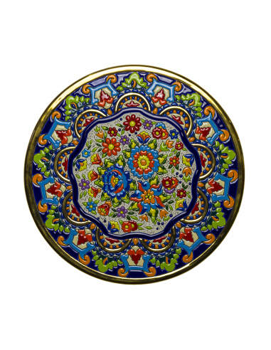Plato cerámica española decorativa andaluza 32cms. 01320500