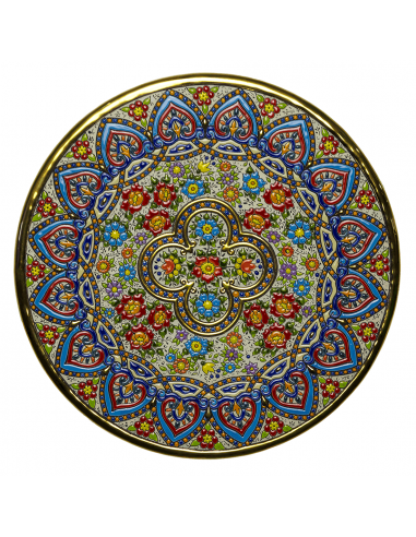 Spanish Ceramics. Plate 35 cms Andalusian artistic ceramics. 01350200