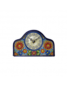 Reloj Sobremesa cerámica española decorativa andaluza 13...