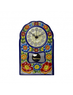 Reloj Sobremesa cerámica española decorativa andaluza 23...
