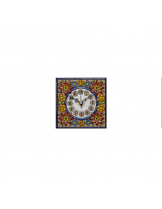 Reloj azulejo cerámica española decorativa andaluza 11...