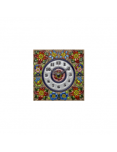 Reloj azulejo cerámica española decorativa andaluza 15...
