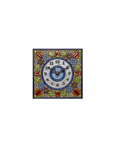 Reloj azulejo cerámica española decorativa andaluza 15...