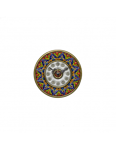 Plato Reloj cerámica decorativa andaluza 14 cms. 02140200