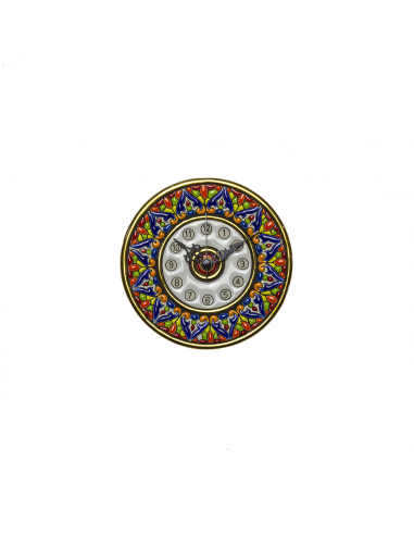 Plato Reloj cerámica decorativa andaluza 14 cms. 02140200