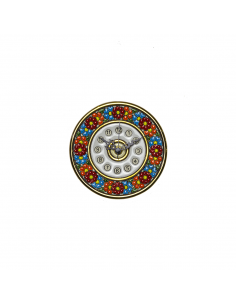 Plato Reloj cerámica decorativa andaluza 14 cms. 02140300