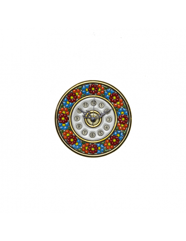 Plato Reloj cerámica decorativa andaluza 14 cms. 02140300