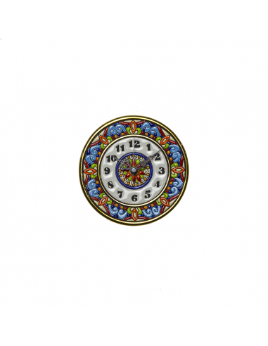 Plato Reloj cerámica decorativa andaluza 14 cms. 02140400