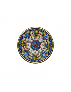 Plato Reloj cerámica decorativa andaluza 17 cms. 02170100