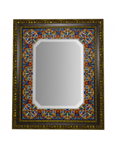 Espejo decorativo de pared cerámica  española decorativa...