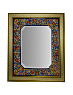Espejo decorativo de pared cerámica  española decorativa...
