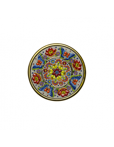 Spanish Ceramics. Plate 17 cms Andalusian artistic ceramics. 01170300