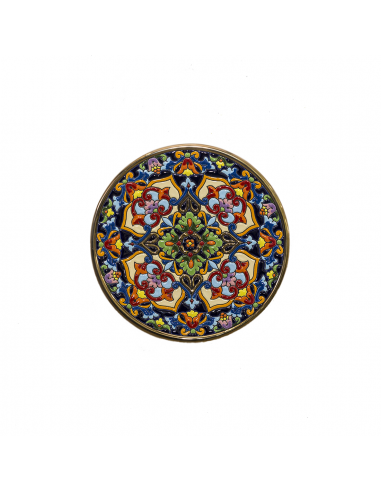 Spanish Ceramics. Plate 28 cms Andalusian artistic ceramics 01280600