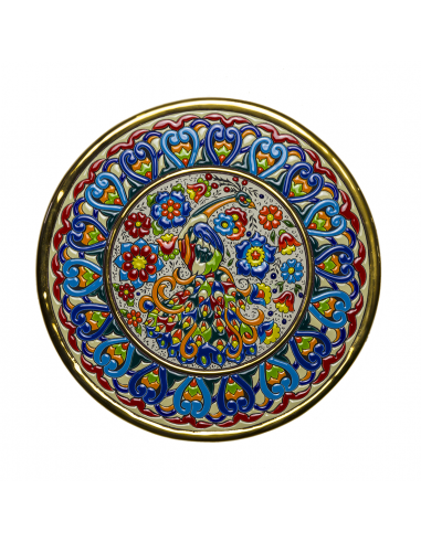 Plato cerámica española decorativa andaluza 32cms. 01320300
