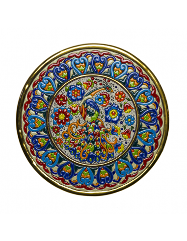 Spanish Ceramics. Plate 32 cms Andalusian artistic ceramics. 01320300