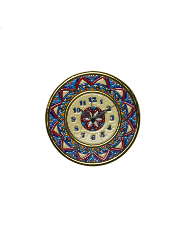 Plato Reloj cerámica decorativa andaluza 17 cms. 02172100