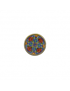 Plate 11 cms Andalusian artistic ceramics. Spanish...