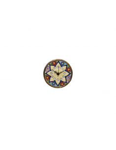 Plato Reloj cerámica española decorativa andaluza 11 cms....