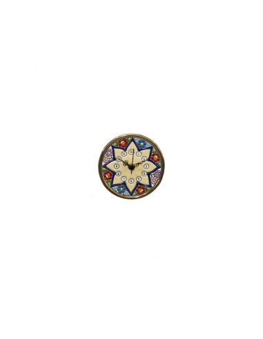 Plato Reloj cerámica española decorativa andaluza 11 cms. 02110100