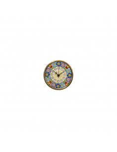 Plato Reloj cerámica española decorativa andaluza 11 cms....