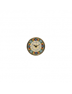 Plato Reloj cerámica española decorativa andaluza 11 cms....
