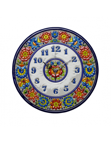 Plato Reloj cerámica española...
