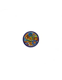 Plate 9 cms Andalusian artistic ceramics. Spanish...