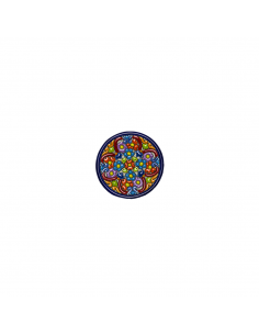 Plate 9 cms Andalusian artistic ceramics. Spanish...