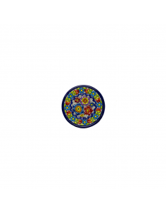 Plate 9 cms Andalusian artistic ceramics. Spanish...