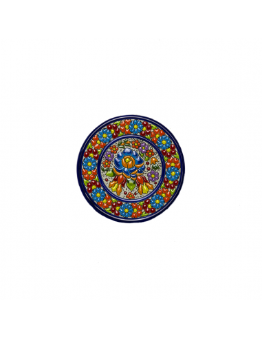 Plato cerámica española decorativa andaluza 14 cms. 21140200