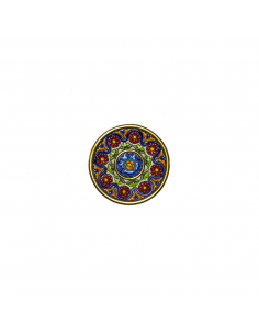Plato cerámica española decorativa andaluza 11 cms....