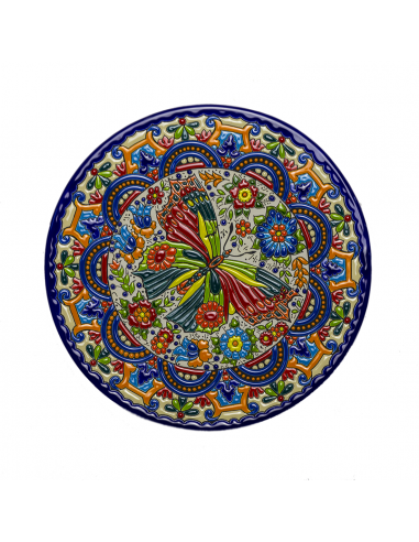 Spanish Ceramics. Plate 28 cms Andalusian artistic ceramics 21280500