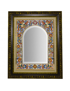 Espejo decorativo de pared cerámica  española decorativa...